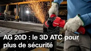Meuleuse d'angle filaire AG20D : meilleure protection gr&acirc;ce au 3D ATC