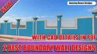 Boundary wall design 2022 | Latest Compound Wall Design 2022