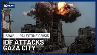 Israel Begins Horrifying Ground Offensive In Gaza City, Trapping Palestinians | 10 News