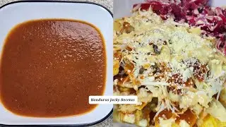 🇭🇳Salsas para Tacos/Pollo con tajadas/Pastelitos🤤🇭🇳