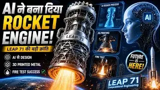 AI ने बनाया असली Rocket Engine 😱 | LEAP-71 3D Printed Engine Explained