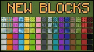 NEW MINECRAFT BUILDING BLOCKS! (Minecraft 1.12 Update)