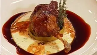 Gourmand, Fernando Trocca - Pato confitado con manzanas asadas y emulsión de papas