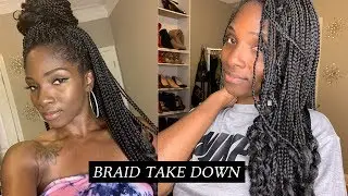 How to properly take out Braids 2019 (Keep your Edges)