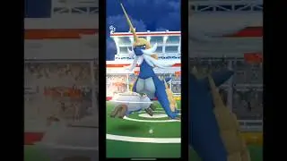 Catching samurott in battle raid #pokemongo#samurott