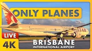🔴 LIVE Plane Spotting @ Brisbane Airport w/ James, Matty + ATC ✈️🌇🌙