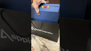 Day2 Unboxing joining kit.                    #enjoy #corporatelife #appinventiv #shorts