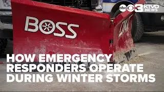 How emergency responders operate during winter storms
