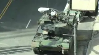 Red Dawn Tank Machine Gun Fire - Detroit