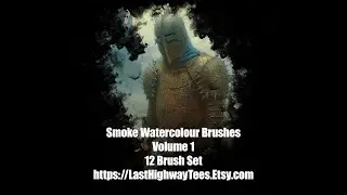 Photoshop Smokey Watercolour Brush Pack Volume 1 demonstration PART 2 (Masking an Image)