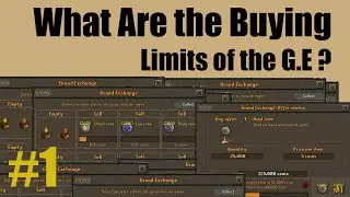 [OSRS] What are the buying limits of the grand exchange?? [ Episode #1 ] A BRAND NEW SPREADSHEET!