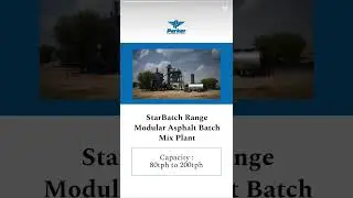 Comprehensive Range of Asphalt Batch Mix Plant #parkerplant #batchmixplant