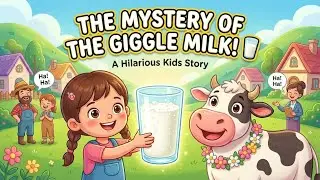The Mystery of the Giggle Milk! 🥛 | A Hilarious Kids Story | Giggle Milk Days