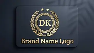 D K Brand Name Logo Design Android Phone || Style Logo Design Pixellab || sudhir editing