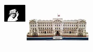 The Buckingham Palace 3D Puzzle - in memoriam Queen Elizabeth II.