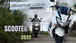 Suzuki Burgman street 125 scooter/pearl mirage white
