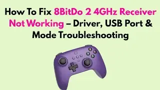 How to Fix 8BitDo 2 4GHz Receiver Not Working &ndash; Driver, USB Port & Mode Troubleshooting