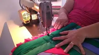 Tapetinho de retalhos , patchwork & kraft #upcycling 
