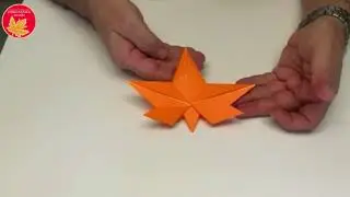 Origami: Hoja de momiji o arce japonés - OTOÑO CULTURAL JAPONÉS