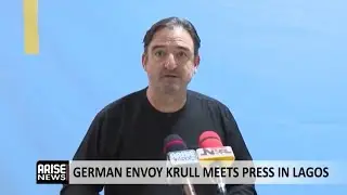 German Consul General Krull Addresses Press In Lagos As Film Delegation Visits Nigeria