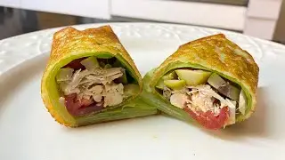 Wrap de Queijo Cetogênico