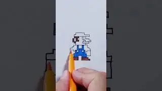 Classic Mario | Drawing TimeLapse | Super Mario Bros #draw #art