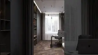 Дизайн кабинета #vizzart #визарт #виззарт #interiordesign #interior #vizart #design #designinterior