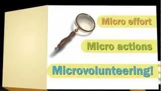 Microvolunteering in Schools