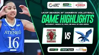 UAAP Season 87 Women's Volleyball Game Highlights - UP vs Ateneo