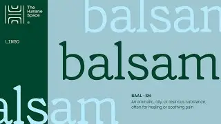 The pronunciation, meaning, and etymology of the word balsam.