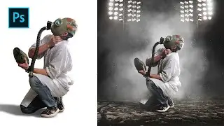 EASY Way to Add Smoke Effect - Photo Manipulation Photoshop