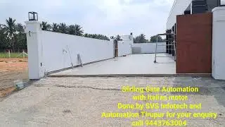 Sliding Gate Automation with Italian motor done by SVS Infotech and Automation Tirupur - 9443764004