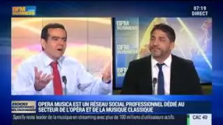 Mathieu Abelli presents his startup OPERA MUSICA on BFM BUSINESS