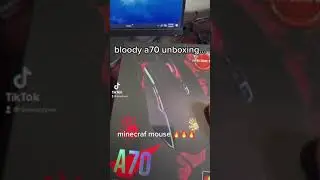 UNBOXING BLOODY A70 (BEST DRAG CLICKING MOUSE FOR MINECRAFT???)