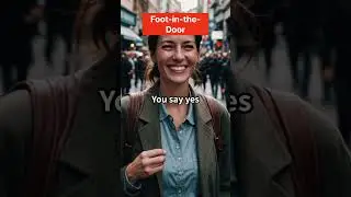 the Foot in the Door #MindTricks #PsychologyFacts #PersuasionTactics #FootInTheDoor