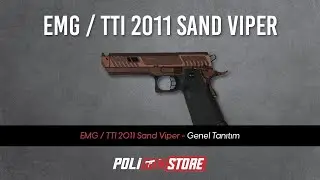 EMG / TTI 2011 SAND VIPER Airsoft Tabanca Genel Tanıtım Videosu | Poligun Store