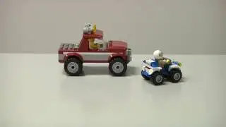 Unboxing y montaje de Lego City 4437 Persecuci&oacute;n policial