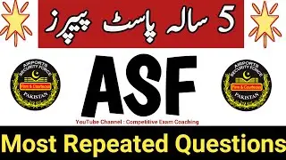 ASF Written test preparation 2025| | ASF test preparation 2025| ASF past papers Corporal ASI