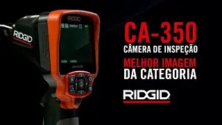 RIDGID CA 350 - C&acirc;mera de inspe&ccedil;&atilde;o com melhor imagem da categoria