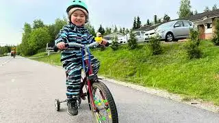Johan First Day use Bicycle to go to P&auml;iv&auml;koti 🚲||