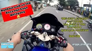 nyobain Ninja rr zx 150 // test ride ninja zx rr // openkips