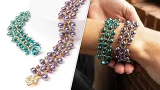 Pearl Weave Bracelet - DIY Jewelry Making Tutorial by PotomacBeads