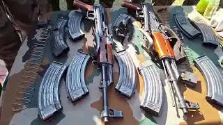 Weapons recovered from Kalakot slain militants.
