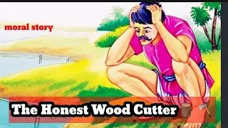 The  Honest Wood Cutter 🪵🪓 | Moral Stories for Children | English Stories | Learning English | Kids