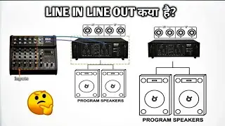 Amplifier line in and line out use in hindi | sound system | ep1