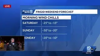 12/12 Evening forecast: Cold Weather Advisory in effect this weekend for SE Wisconsin