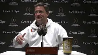 Miami Offensive Coordinator Shannon Dawson Previews National Championship