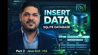JAVA ECLIPSE GUI TUTORIAL   12   INSERT THE DATA IN THE SQLITE DATABASE PART 2