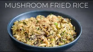 STUNNING vegetarian Mixed Mushroom Fried Rice Recipe