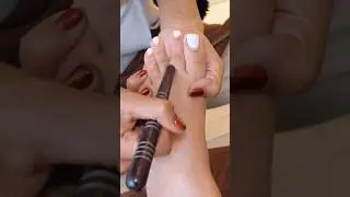 ASMR: Thai Foot Reflexology Massage with Acupressure Sticks #shorts